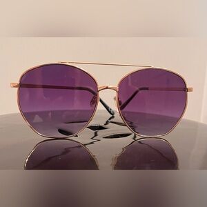 Black Aviator Sunglasses